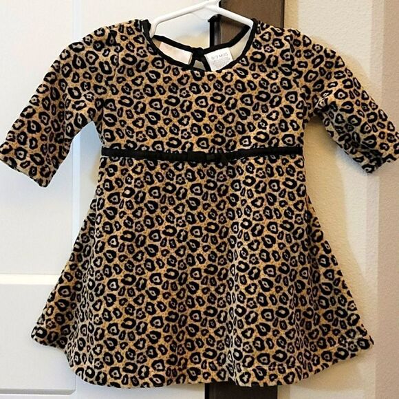 5/$20 ❤️ Infant Cheetah Print Dress 0-3 months - Picture 1 of 3